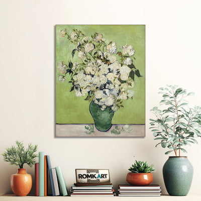 Vincent Van Gogh Vase Of Roses 1890 – Reproduction