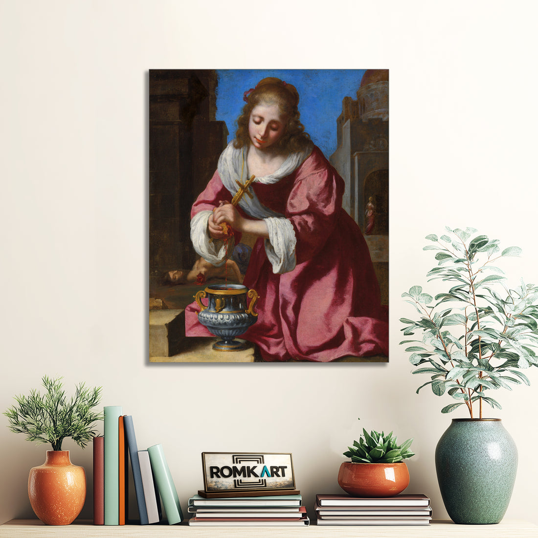 Johannes Vermeer Saint Praxedis 1655 – Reproduction