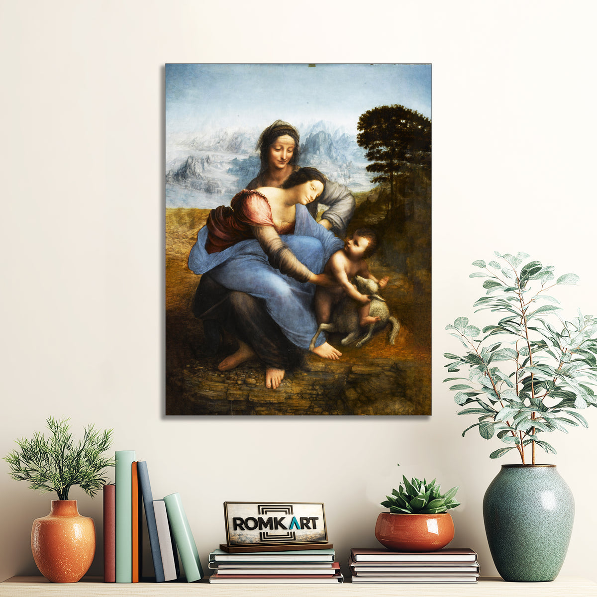 Leonardo Da Vinci The Virgin And Child With St Anne C 1510 – Reproduction