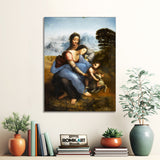 Leonardo Da Vinci The Virgin And Child With St Anne C 1510 – Reproduction