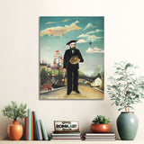 Henri Rousseau Self-portrait From L'ile Saint Louis – Reproduction