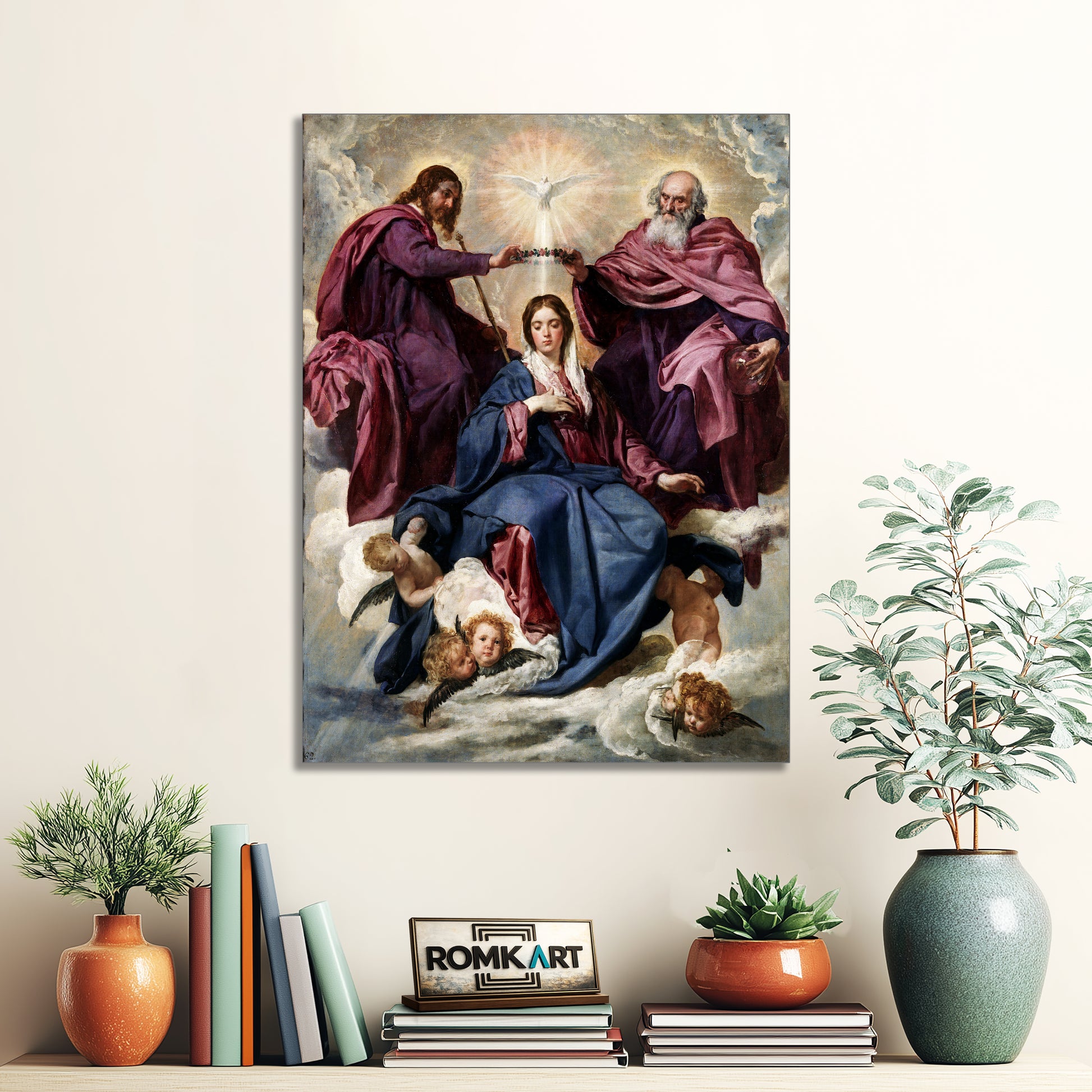 Diego Velazquez The Coronation Of The Virgin 1641-1644 – Reproduction