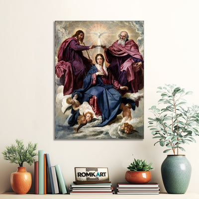 Diego Velazquez The Coronation Of The Virgin 1641-1644 – Reproduction