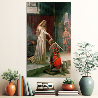 Edmund Leighton The Accolade 1901 – Reproduction