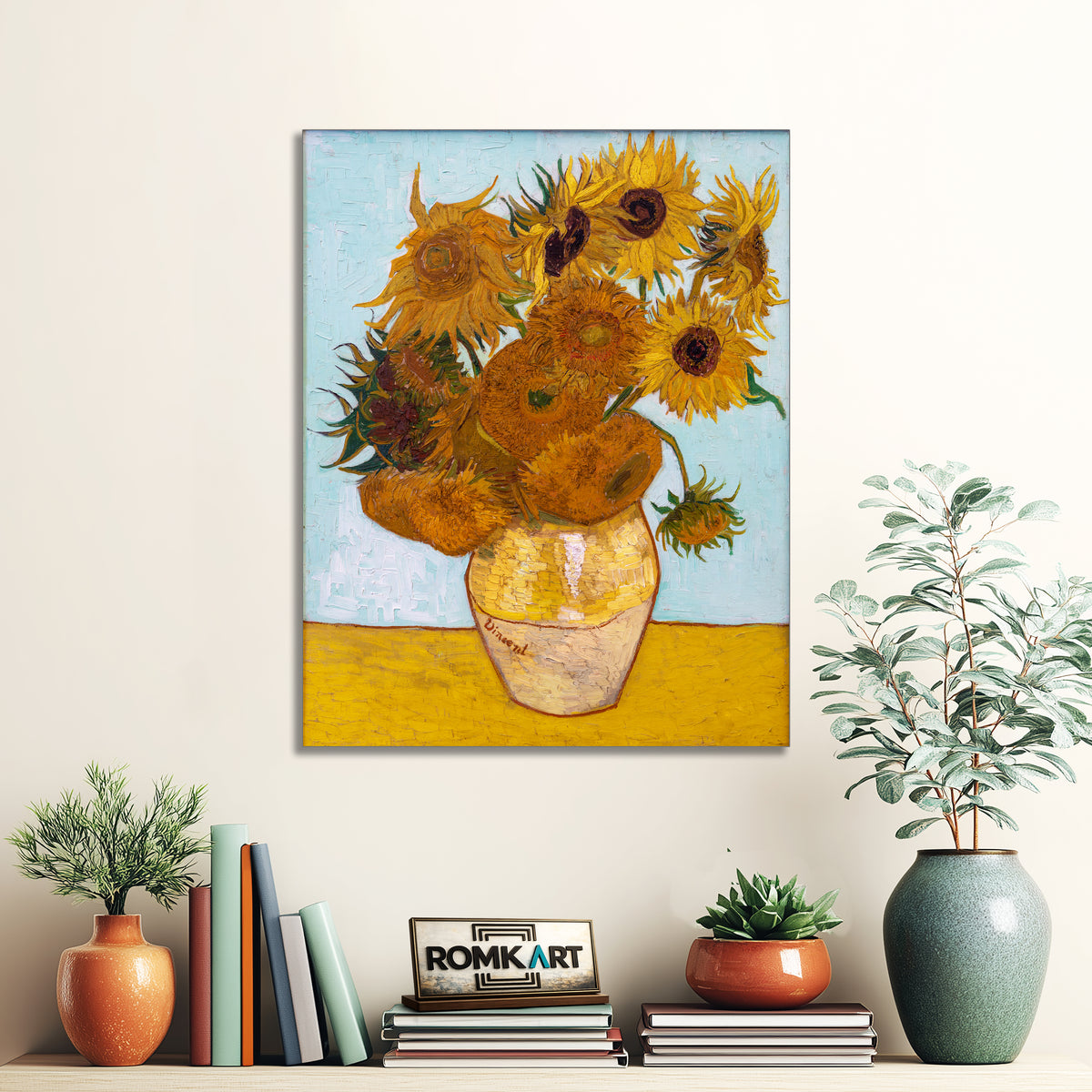 Vincent Van Gogh Still Life Vase With Twelve Sunflowers 1888 – Reproduction