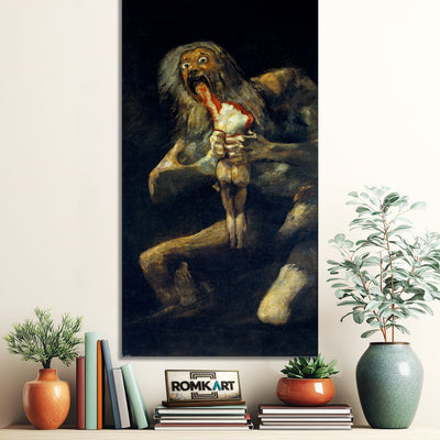 Francisco De Goya Saturn Devouring His Son C1819-1823 – Reproduction