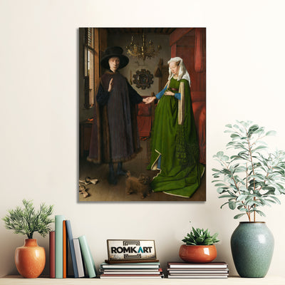 Jan Van Eyck The Arnolfini Portrait 1434 – Reproduction