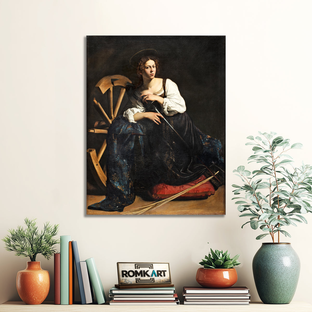 Caravaggio Saint Catherine Of Alexandria 1598 – Reproduction
