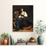 Caravaggio Saint Catherine Of Alexandria 1598 – Reproduction