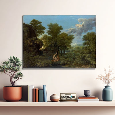Nicolas Poussin Spring 1664 The Earthly Paradise – Reproduction