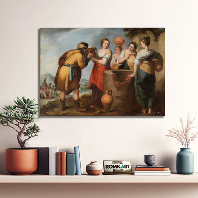 Bartolom Esteban Murillo Rebecca And Eliezer 1660 – Reproduction