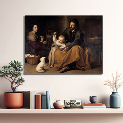 Bartolom Esteban Murillo The Holy Family With A Little Bird 1650 – Reproduction