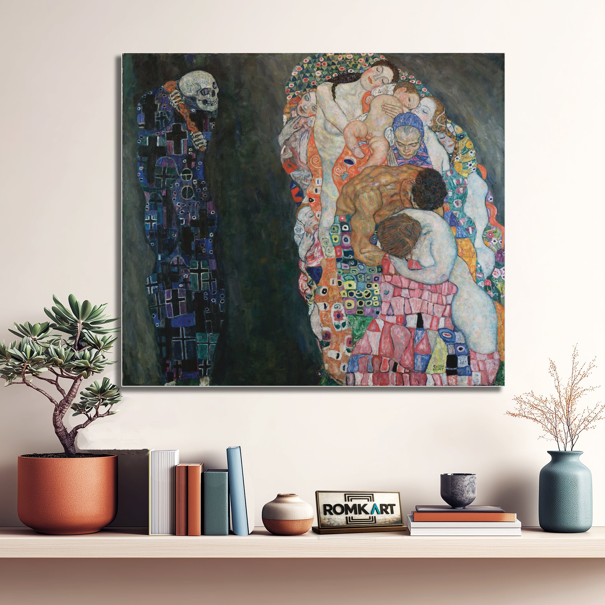 Gustav Klimt Death And Life C1910-1915 – Reproduction