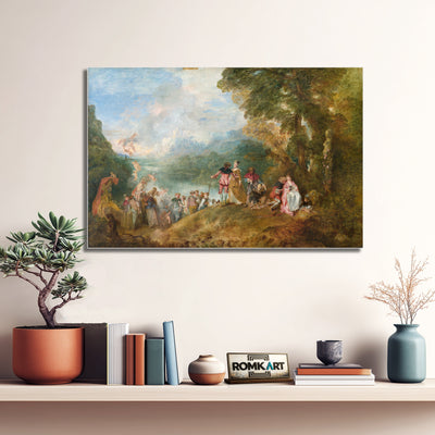 Jean-antoine Watteau The Embarkation For Cythera – Reproduction
