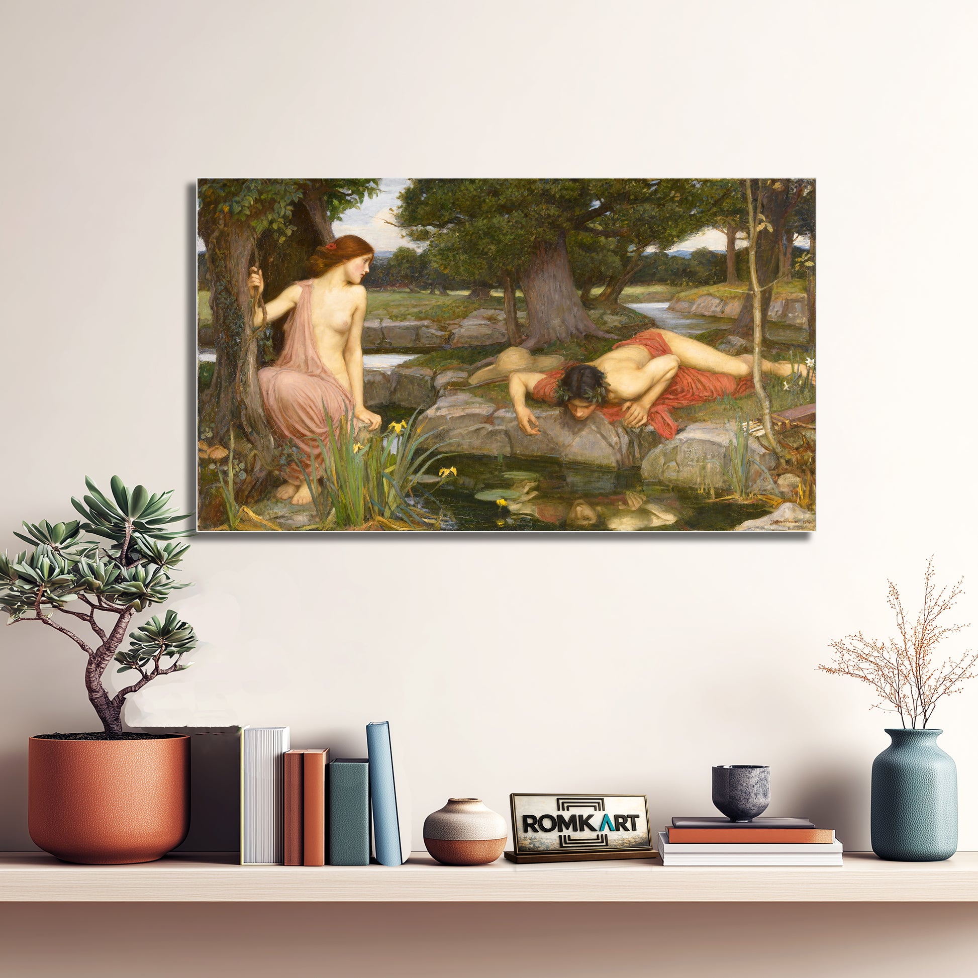 John William Waterhouse Echo And Narcissus 1903 – Reproduction