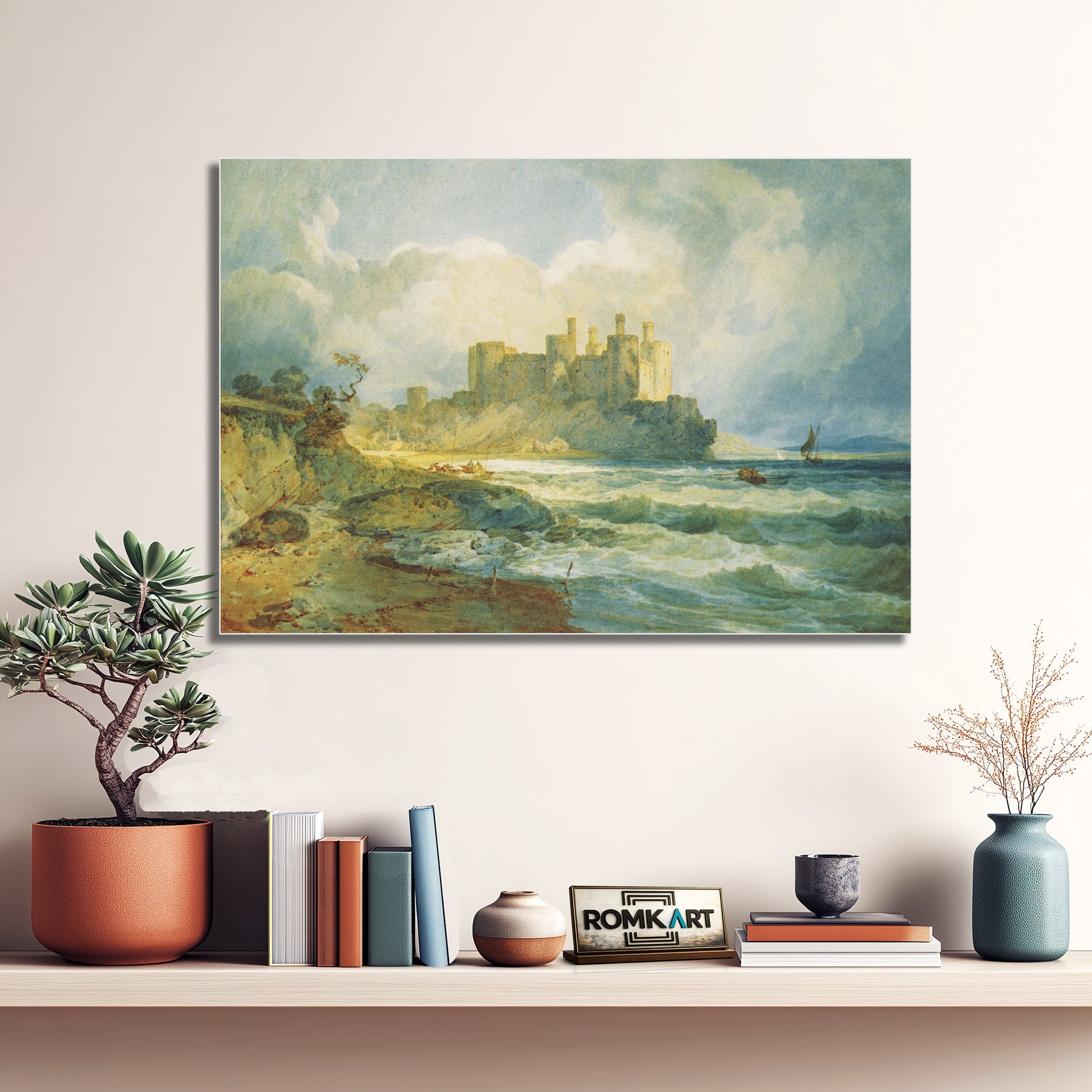 William Turner Conway Castle North Wales 1798 – Reproduction