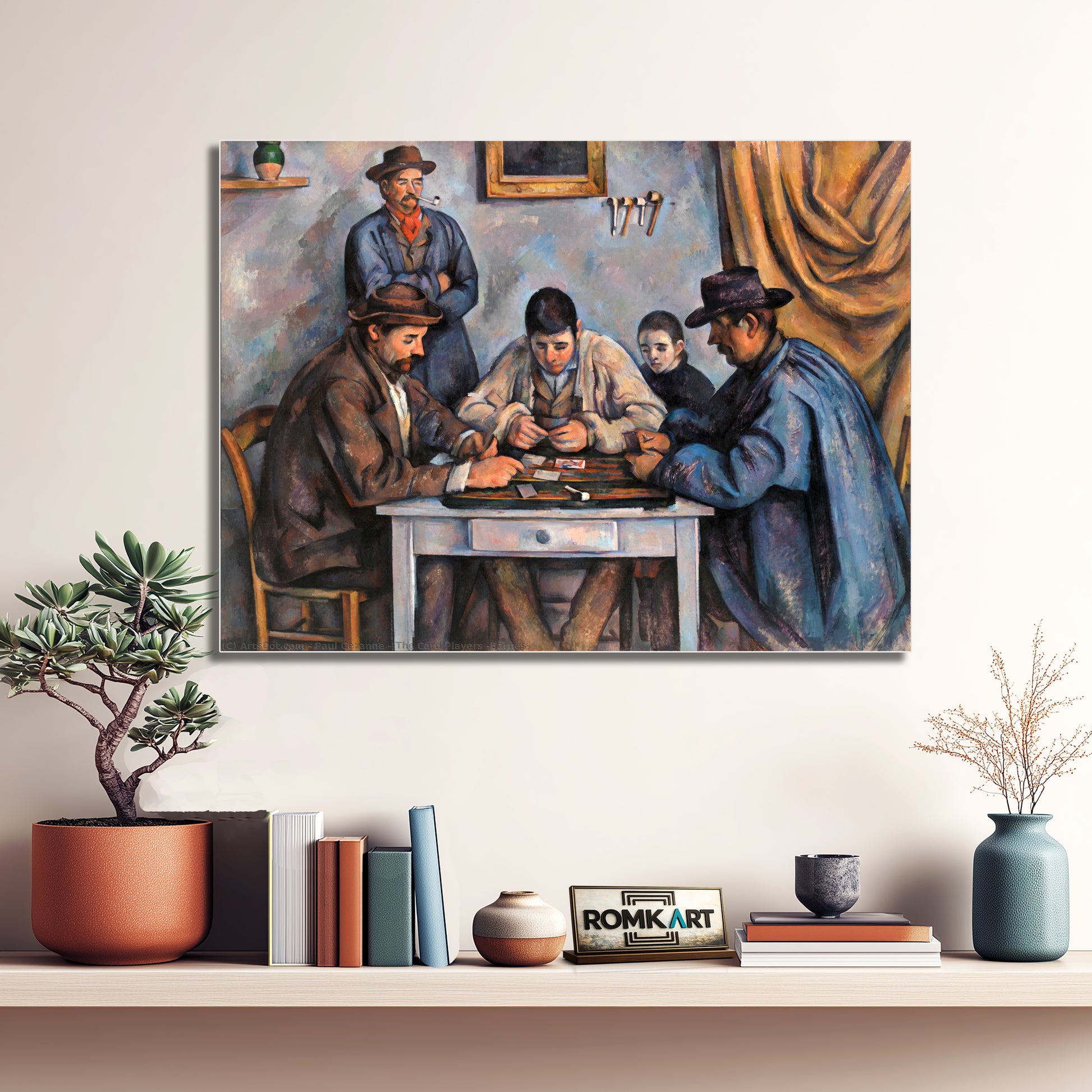 Paul Cezanne The Card Players 1890-1892 – Reproduction