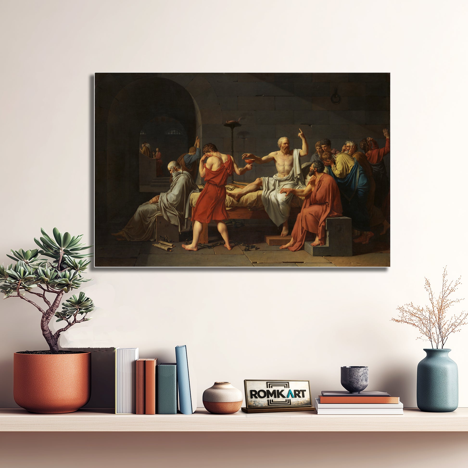 Jacques-louis David The Death Of Socrates 1787 – Reproduction