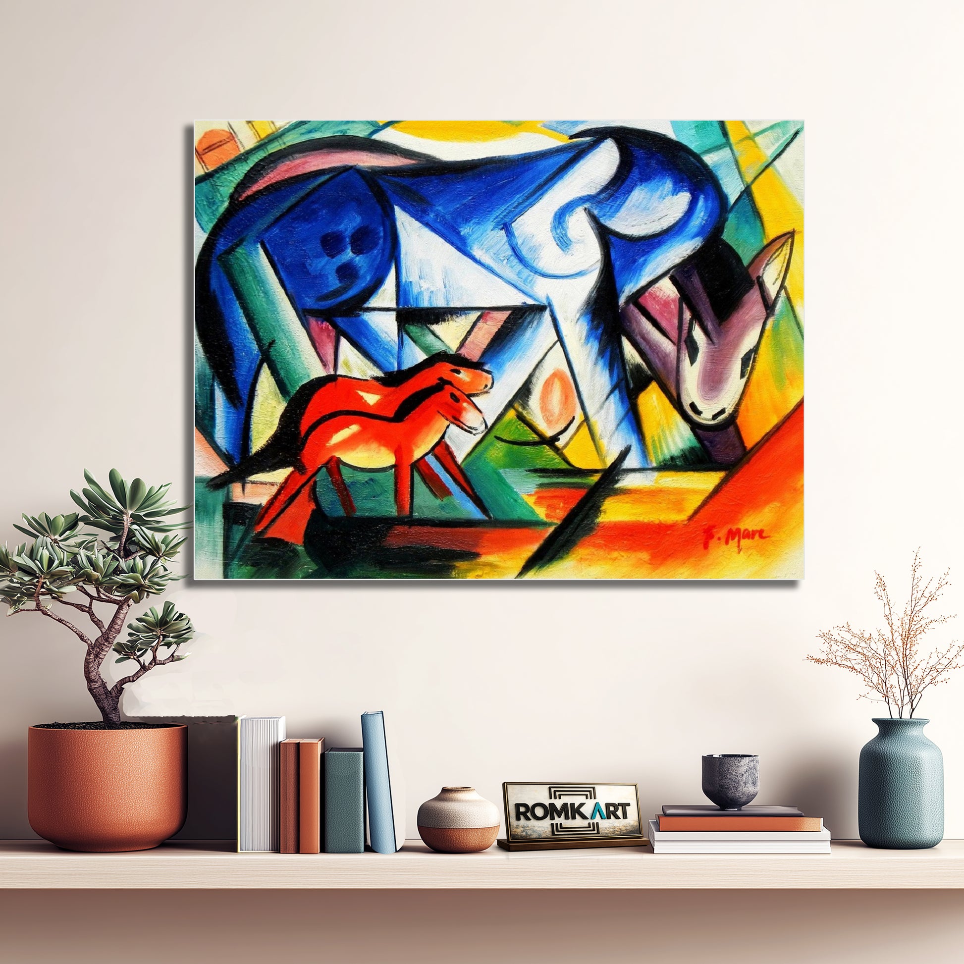 Franz Marc The First Animals 1913 – Reproduction