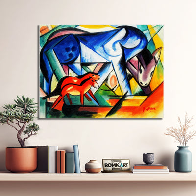 Franz Marc The First Animals 1913 – Reproduction