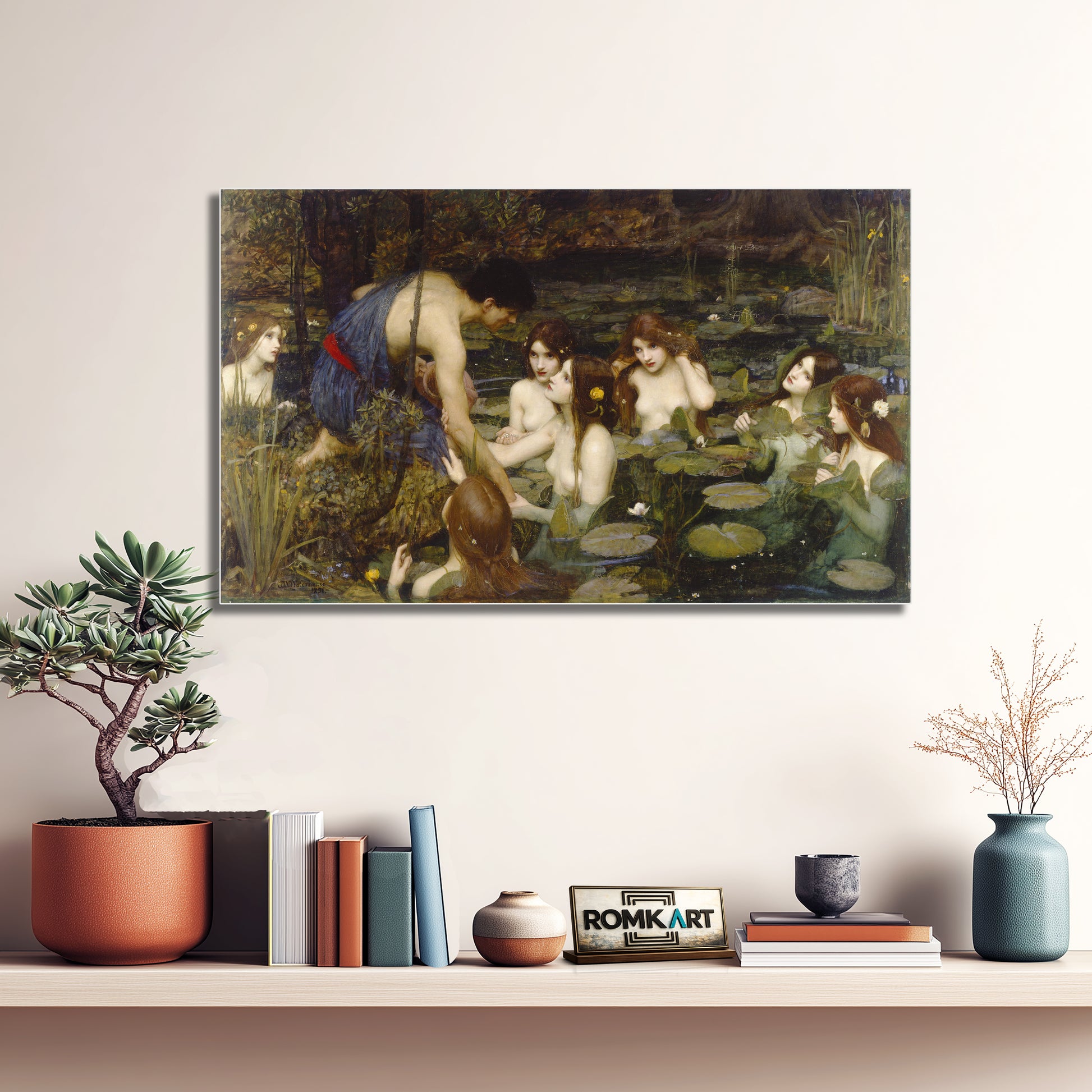 John William Waterhouse Hylas And The Nymphs 1896 – Reproduction