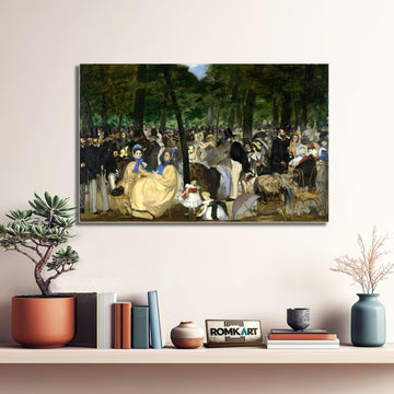 Edouard Manet Music In The Tuileries 1862 – Reproduction