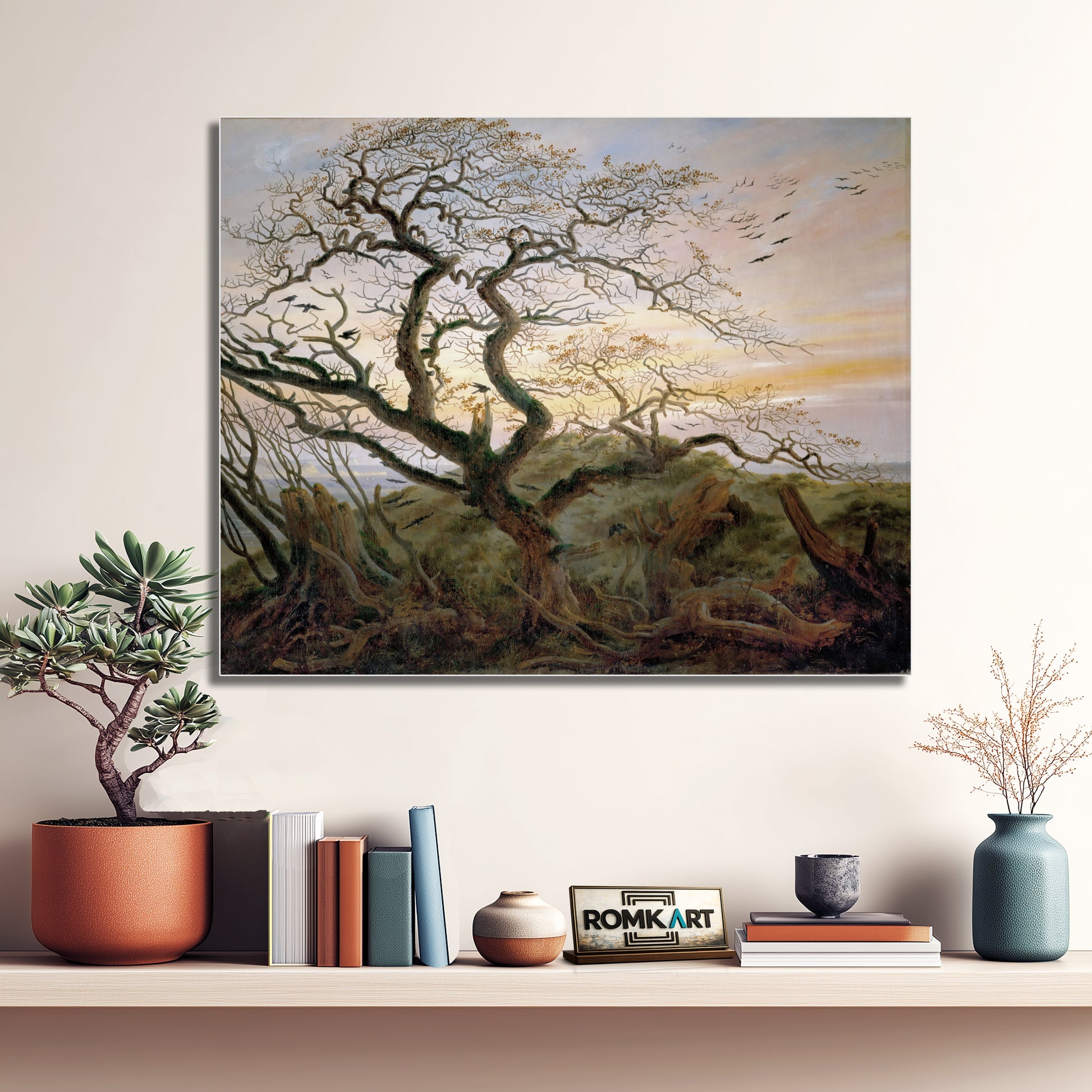 Caspar David Friedrich The Tree Of Crows 1822 – Reproduction