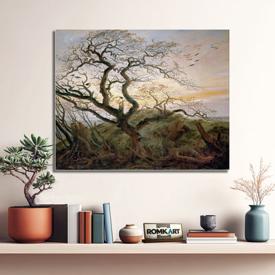 Caspar David Friedrich The Tree Of Crows 1822 – Reproduction