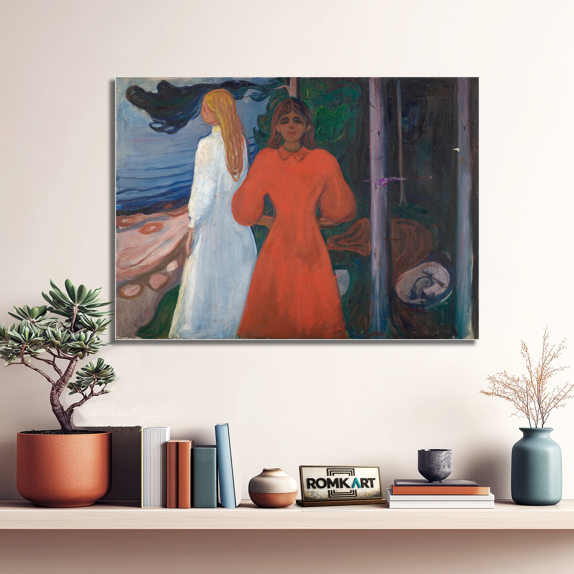 Edvard Munch Red And White 1900 – Reproduction