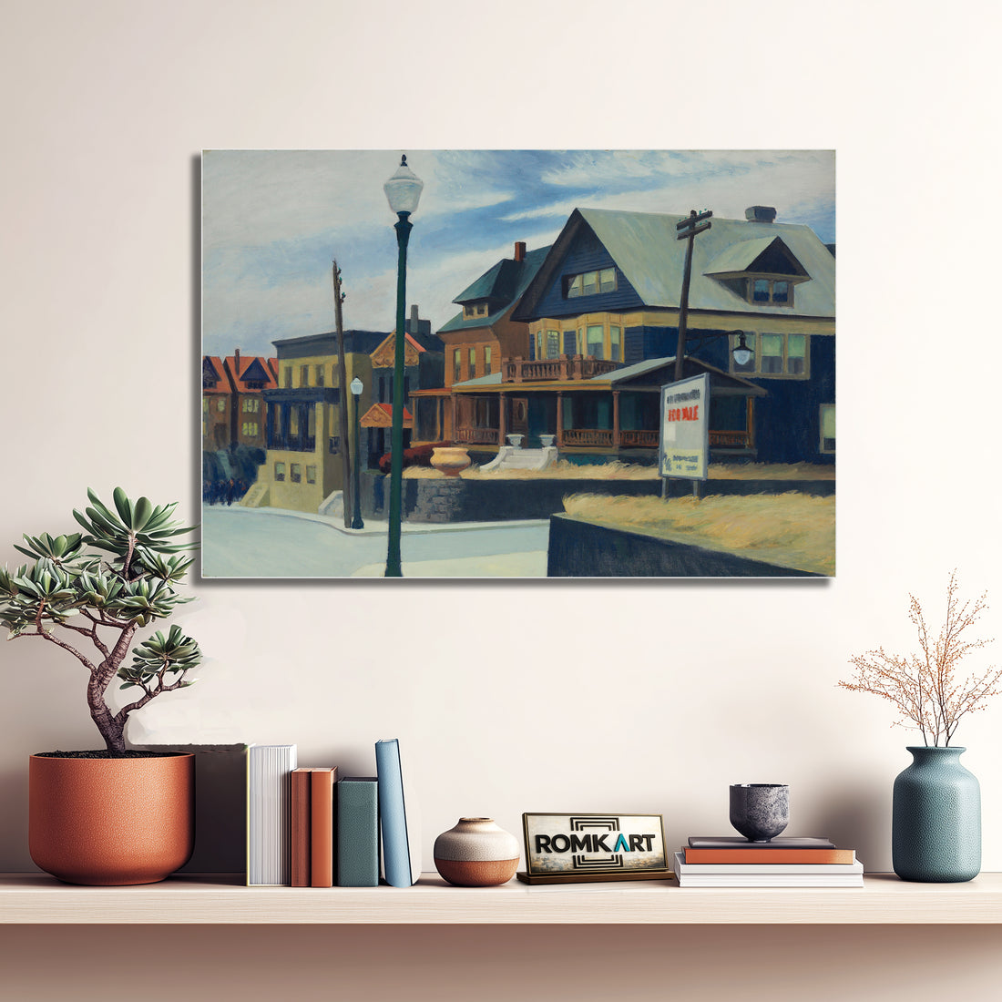 Edward Hopper East Wind Over Weehawken 1934 – Reproduction