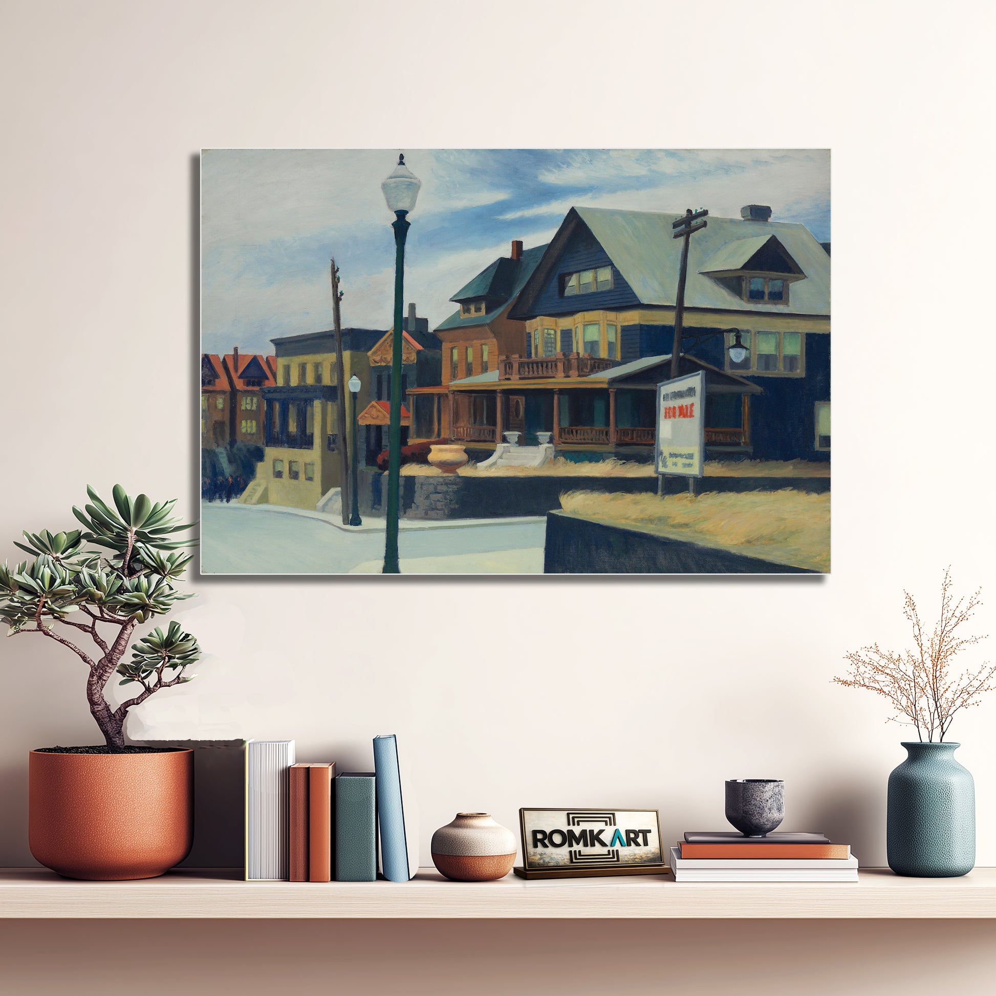 Edward Hopper East Wind Over Weehawken 1934 – Reproduction
