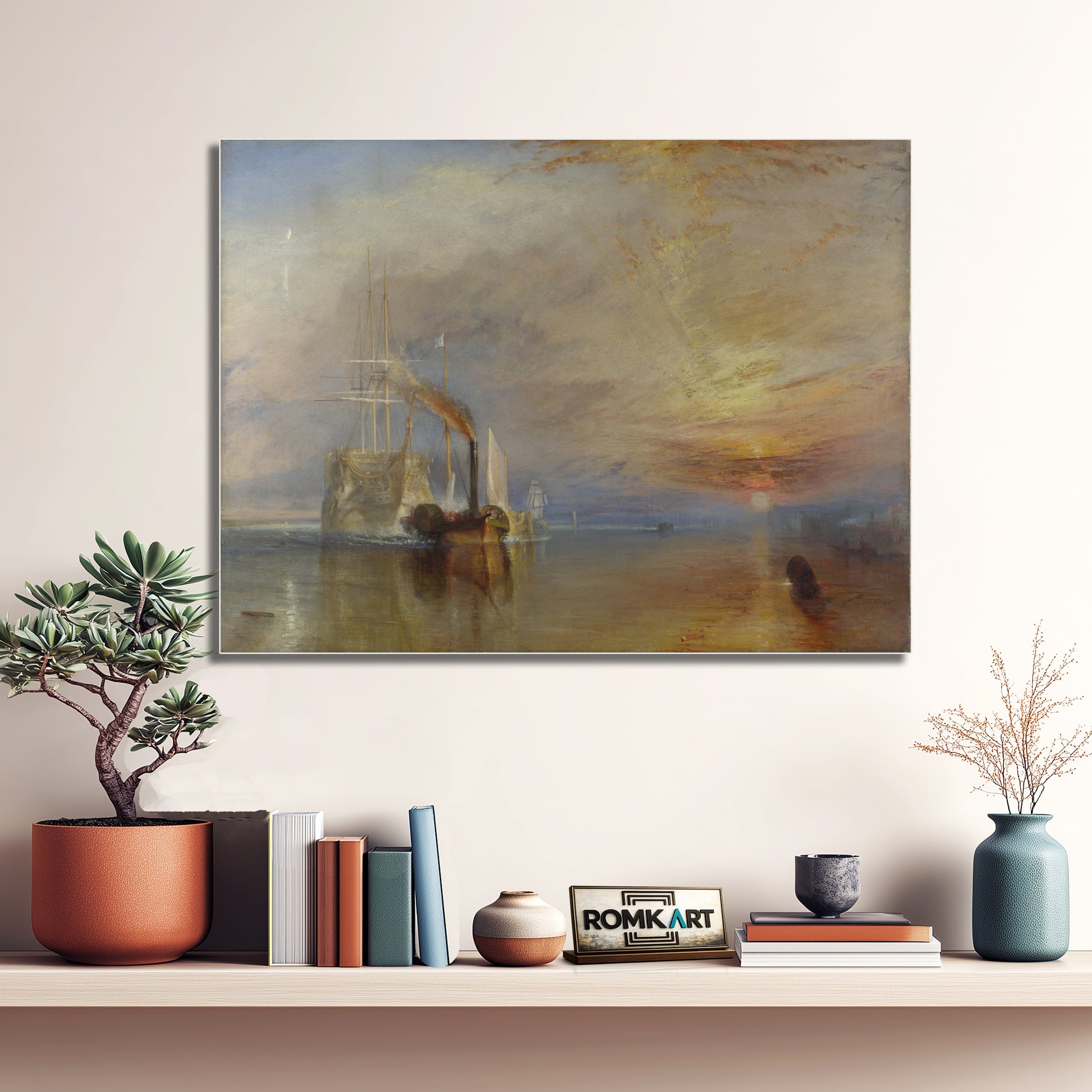 William Turner The Fighting Temeraire 1839 – Reproduction