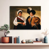 Caravaggio The Fortune Teller 1595 Louvre – Reproduction