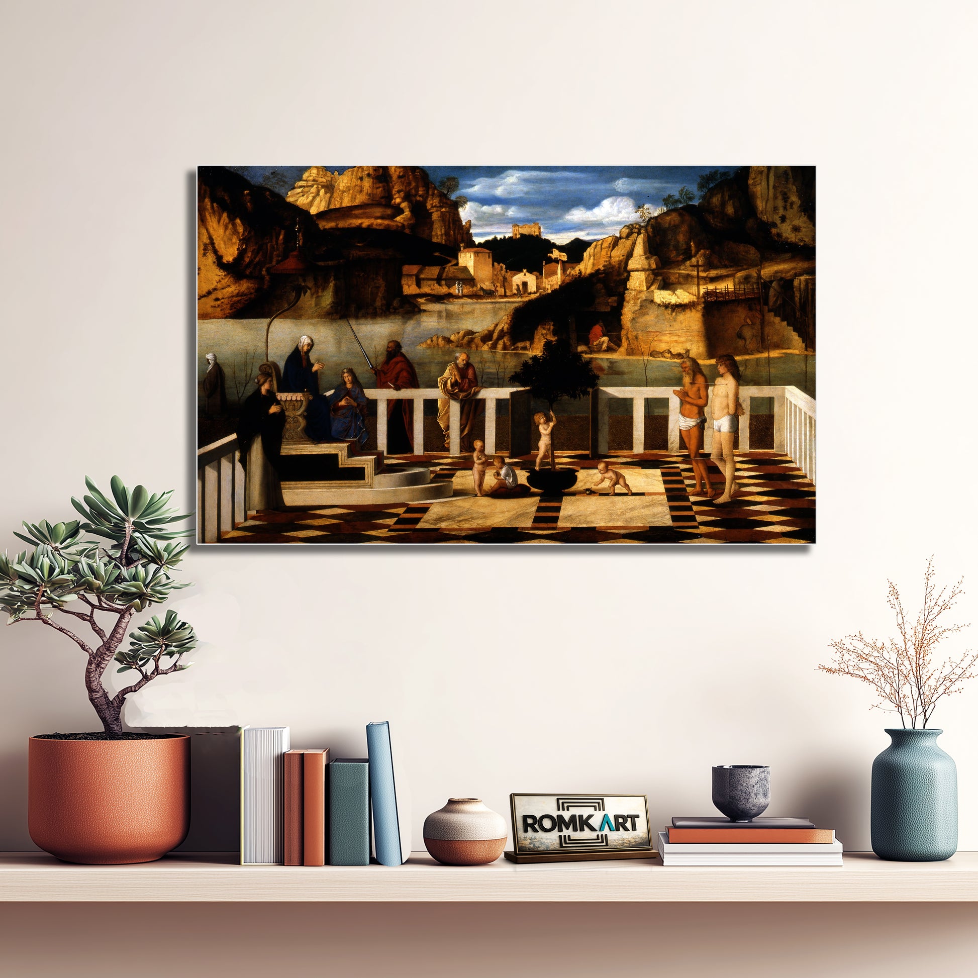 Giovanni Bellini Allegoria Sacra 1490-1499 – Reproduction
