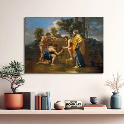 Nicolas Poussin Et In Arcadia Ego 1637 – Reproduction