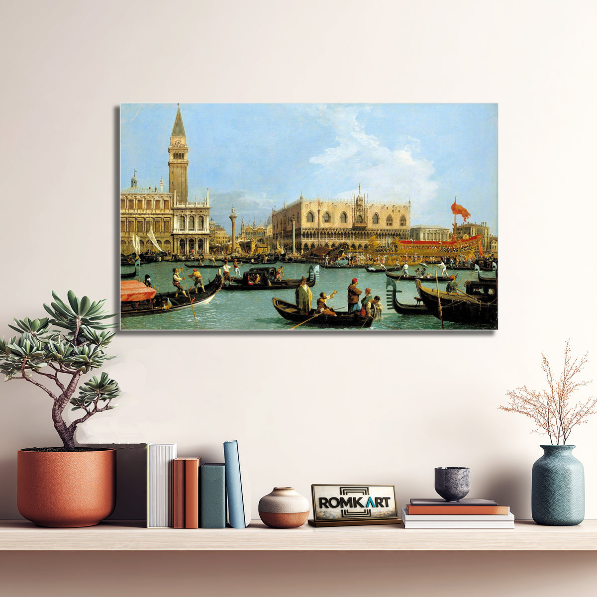 Canaletto The Bacino Di San Marco On Ascension Day 1733-1734 – Reproduction