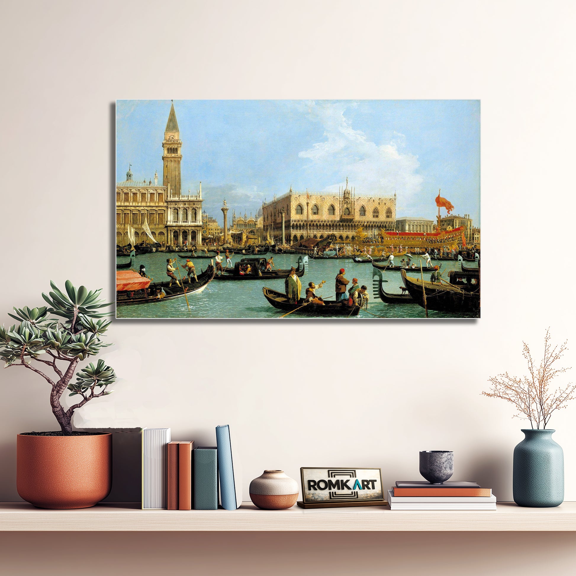 Canaletto The Bacino Di San Marco On Ascension Day 1733-1734 – Reproduction