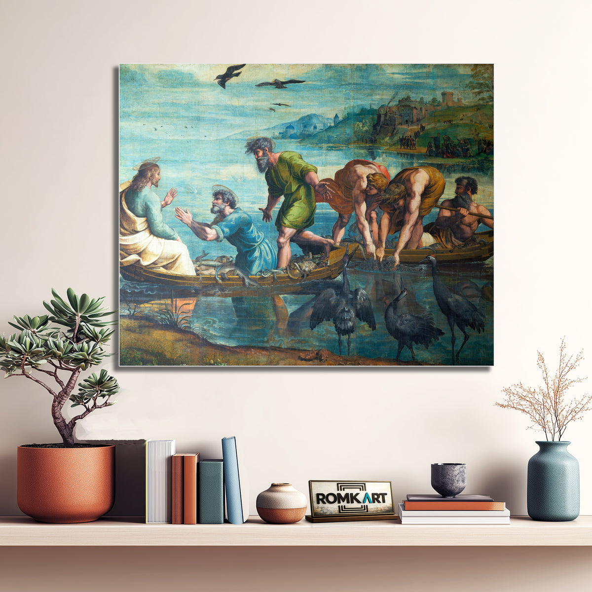 Raphael The Miraculous Draft Of Fishes 1515 Raphael Cartoons – Reproduction