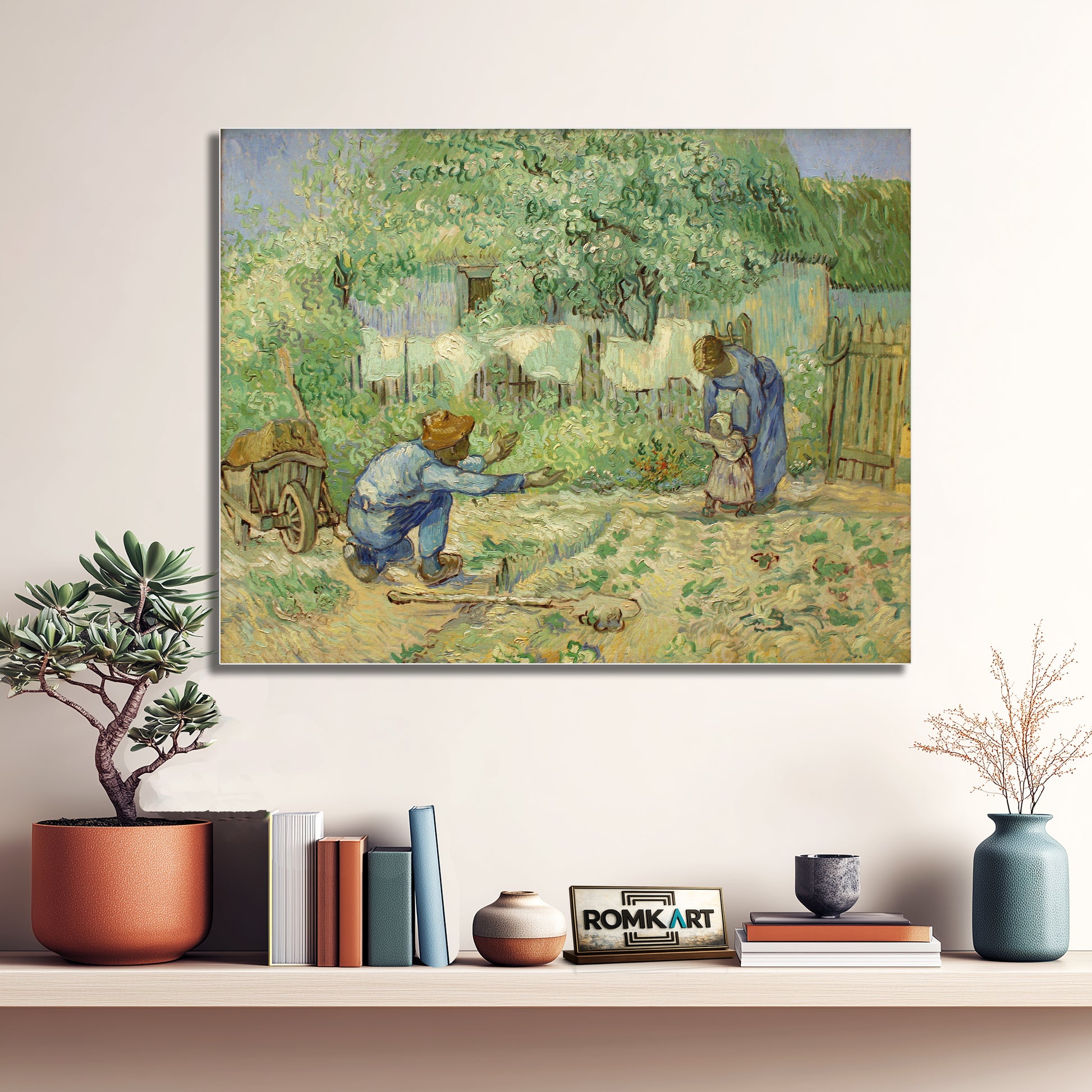 Vincent Van Gogh First Step - After Millet – Reproduction
