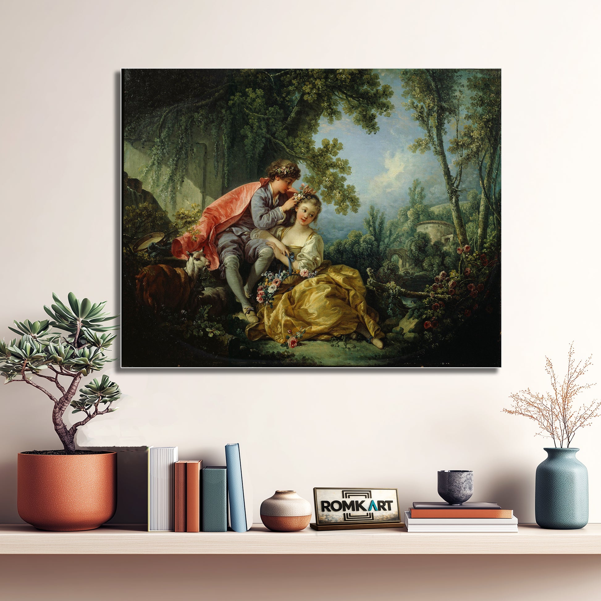Francois Boucher The Four Seasons Spring 1755 – Reproduction