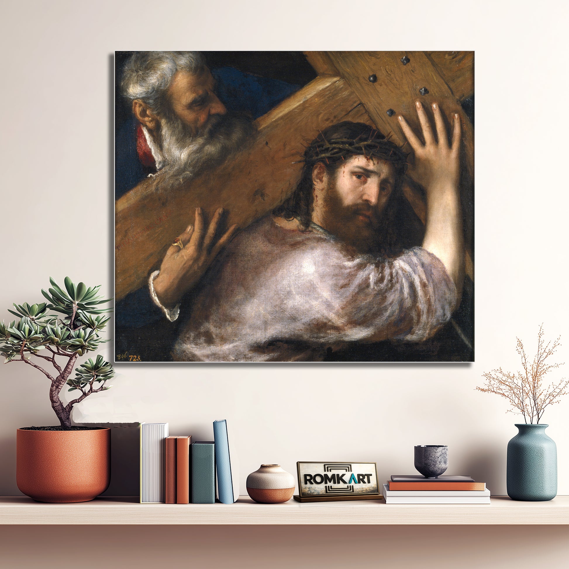 Titian Christ Carrying The Cross 1565 – Reproduction
