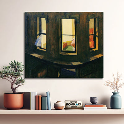 Edward Hopper Night Windows 1928 – Reproduction