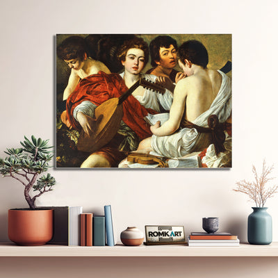 Caravaggio The Musicians 1595 – Reproduction