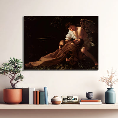 Caravaggio Saint Francis Of Assisi In Ecstasy – Reproduction