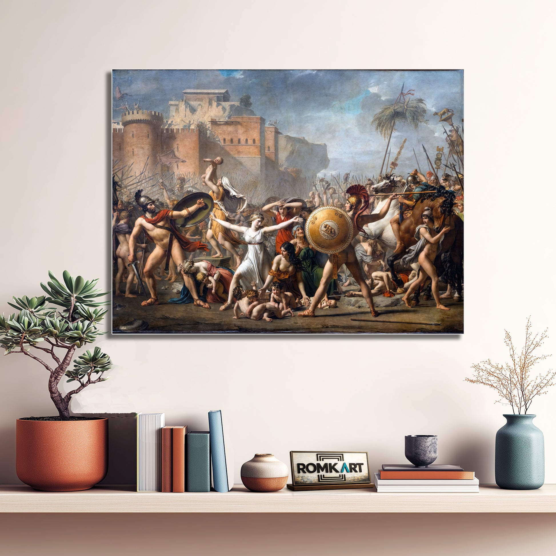 Jacques-louis David The Intervention Of The Sabine Women 1799 – Reproduction