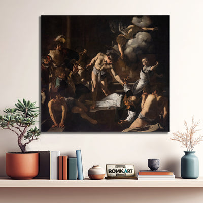 Caravaggio The Martyrdom Of Saint Matthew 1600 – Reproduction