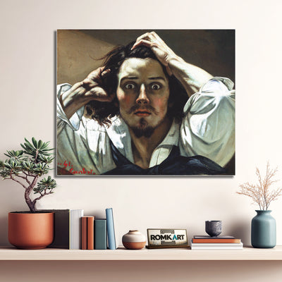 Gustave Courbet Desperation The Desperate Man 1843 – Reproduction