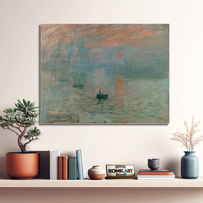 Claude Monet Impression Sunrise – Reproduction
