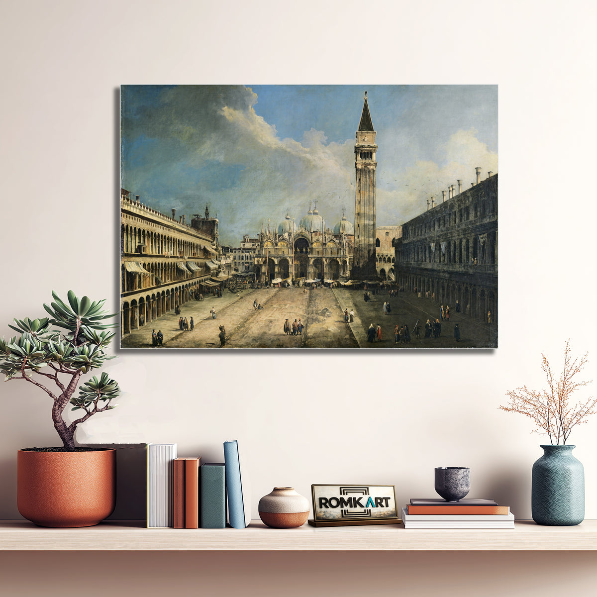 Canaletto Piazza San Marco Venice C1730-1734 – Reproduction