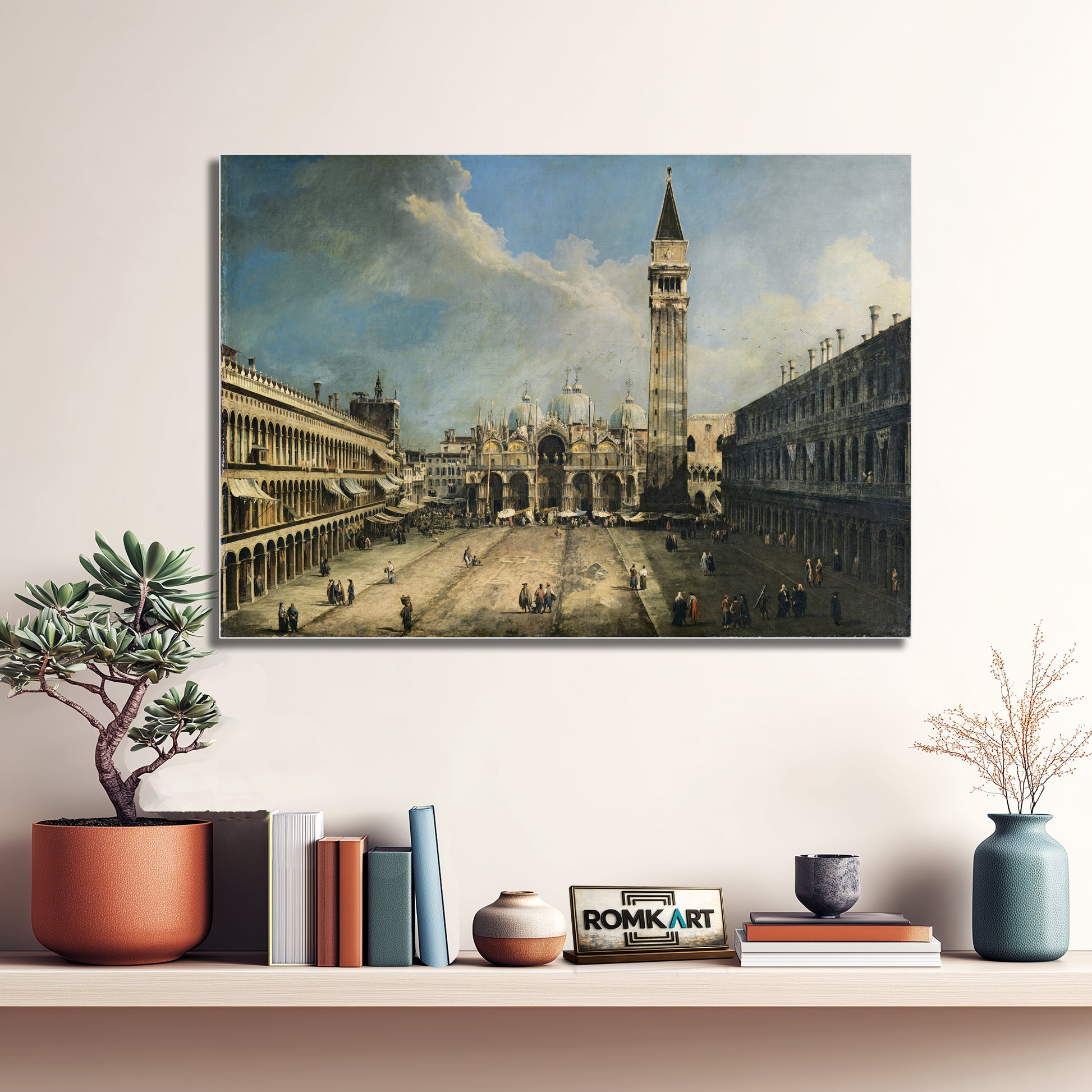 Canaletto Piazza San Marco Venice C1730-1734 – Reproduction